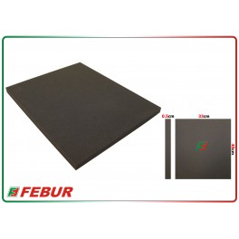 Foglio adesivo neoprene per sella moto 40x33cm altezza 5mm Foglio adesivo neoprene per sella moto 40x33cm altezza 5mm