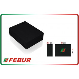 Neoprene black sheet 20x15cm height 55mm Neoprene black sheet 20x15cm height 55mm